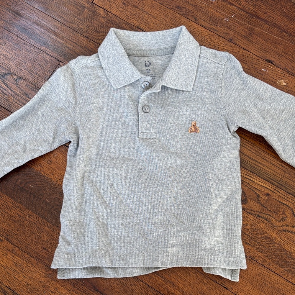 Gray Polo Shirt for Kids GAP 18-24 months